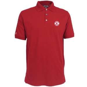   Boston Red Sox Navy Classic Pique Stainguard Polo Shirt Sports
