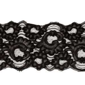  5 Re embroidered Floral Lace Black By The Yard Arts 
