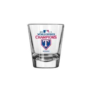  MLB Texas Rangers Boelter Shot Glass 2011 World Series 