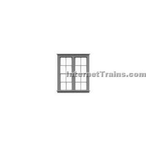 com Tichy Train Group HO Scale 64 x 80 Double Hung 4/4 Double Windows 
