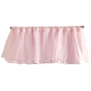  Tulle Window Valance in Pink Baby