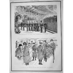  1892 Train Sandringham Windsor Station Duke Clarence