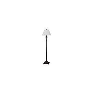 Kenroy Home 20676DR Gallagher 1 Light Floor Lamp in Dark Rattan 
