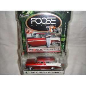   RED AND WHITE 1956 CHEVY NOMAD DIE CAST COLLECTIBLE Toys & Games