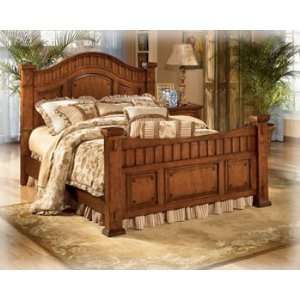  Rust ic King Bed Set Famous Collectionn MediumBrown Finish 