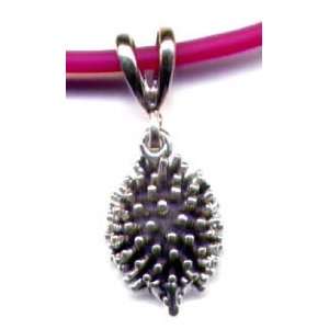 18 Fuschia Hedgehog Necklace Sterling Silver Jewelry Gift Boxed 
