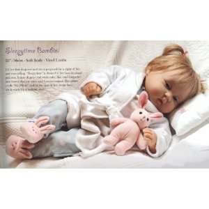  Sleepytime Bambini 22 vinyl baby girl doll with soft 