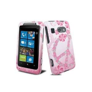  HTC 7 Surround Graphic Case   Flower Peace (Free 