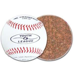 Champro Youth League 8.5 Inch Cork Rubber Core Baseballs   Available 