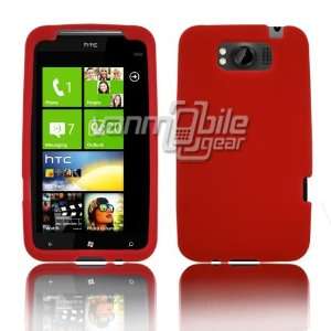 VMG AT&T HTC Titan Soft Gel Skin Case Cover 2 ITEM COMBO Red Premium 1 