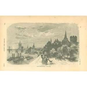  1877 Print Am Thurmchen Cologne Germany 