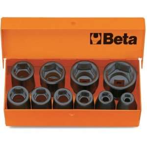 Beta 728/C10 3/4 Drive Impact Socket Set, 10 Pieces ranging from 17mm 