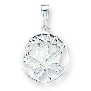  Sterling Silver Canada Charm Jewelry