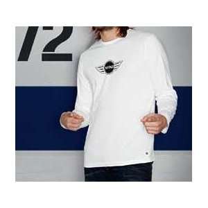 MINI Cooper Mens Logo Long Sleeve White T Shirt XXL (European Sizing)