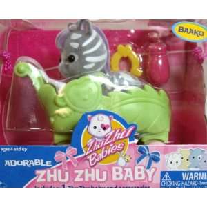  Zhu Zhu Baby Baako Baby Zebra Toys & Games