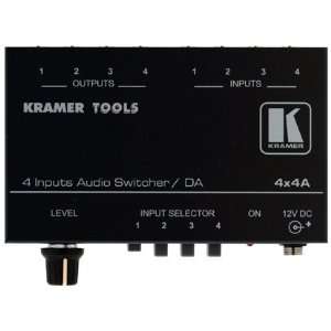  Kramer 4X4A 4x1 Switcher and 1x4 Distribution Amplifier 