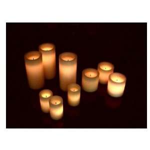  Wax Flameless LED Remote Controlled Candles with Realistic 