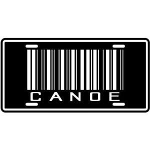  NEW  CANOE BARCODE  LICENSE PLATE SIGN SPORTS