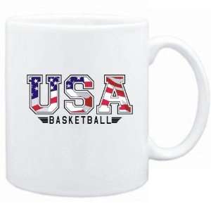  New  Usa Basketball / Flag Clip   Army  Mug Sports