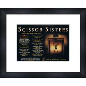  SCISSOR SISTERS UK Tour 2006   Custom Framed Original Ad 