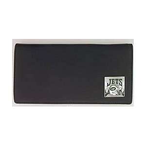  NFL Leather and Nylon Checkbook   New York Jets Sports 