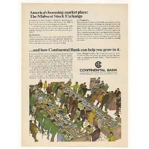   MSE Midwest Stock Exchange Continental Bank Print Ad