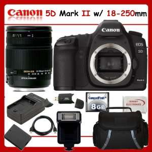 5D Mark II SLR Digital Camera Kit with Sigma 18 250mm f/3.5 6.3 DC OS 