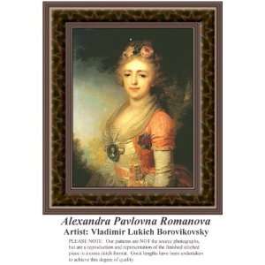  Alexandra Pavlovna Romanova, Renaissance Cross Stitch 