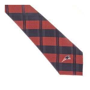  New England Patriots Woven Plaid Tie
