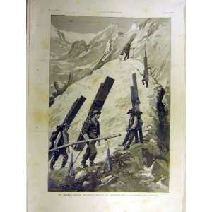  1891 Mont Blanc Observatory Meteorological Print