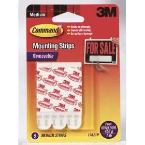  3M 17021P Command Medium Mounting Adhesive Strip (Pack of 