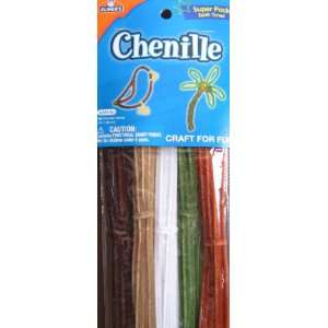  Elmers Chenille Pipe Cleaners Super Pack Earth Tones 