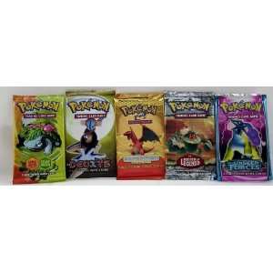  Pokemon Trading Card Game 5 Packs Toys & Games