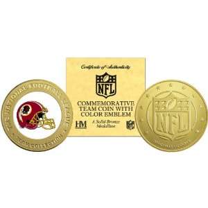   Mint Washington Redskins Bronze Commemorative Coin