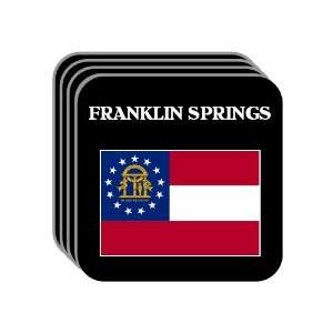 US State Flag   FRANKLIN SPRINGS, Georgia (GA) Set of 4 Mini Mousepad 