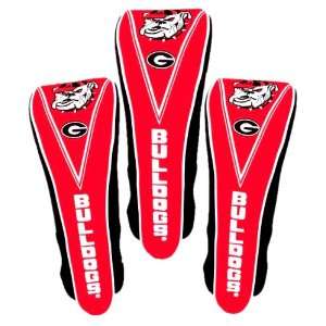 College Licensed Golf Headcover   Georgia   3 Pack Sports 