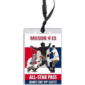  St Louis Cardinals Colored All Star Pass Invitation 