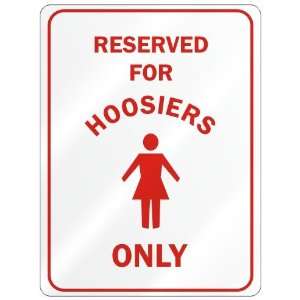   FOR  HOOSIER ONLY  PARKING SIGN STATE INDIANA