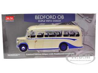   of 1949 Bedford OB Coach Bus Bowles Coaches die cast model by Sunstar