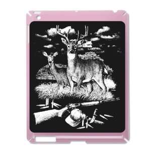   Case Pink of Deer Hunting Buck Doe Rifle and Hat 