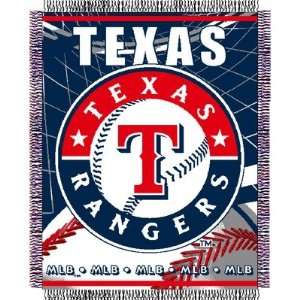   /0029/RET MLB Texas Rangers Woven Jacquard Throw
