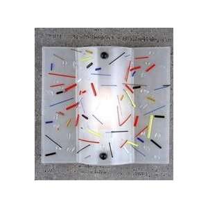  12W Circus Fused Glass Wall Sconce