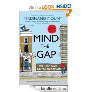 Mind the Gap The New Class Divide in Britain Ferdinand Mount  