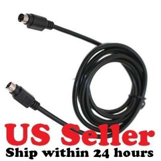15 ft Hi Speed S Video 4 Pin Male to Male Cable (Black)  