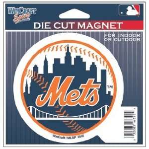  MLB New York Mets Set of 2 Indoor / Outdoor Magnets 