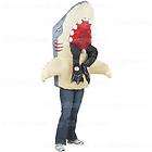 NEW FUNNY INFLATABLE MAN EATING SHARK HALLOWEEN COSTUME HILIARIOUS