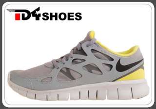 Nike Wmns Free Run 2 Shield Grey Yellow 2011 New Sport Running Shoes 