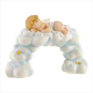 BABY Cherub/ANGEL Sleeping on Clouds STATUE/Figurine  
