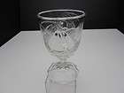 US Glass THE STATES Star Cane Medallion Water Goblets  