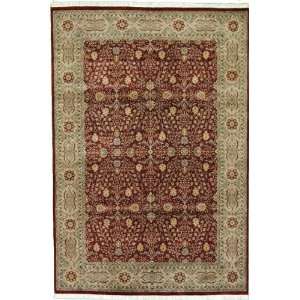  61 x 811 Red Hand Knotted Wool Kerman Rug Furniture 